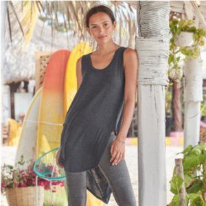 Sundance Twist & Tie Tunic - Charcoal Grey